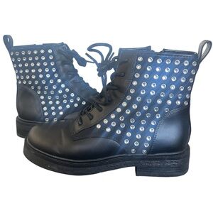 Steve Madden Bossy Girls Combat Boots